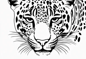 leopard PRINT ONLY tattoo idea