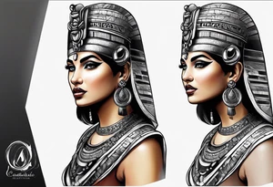 cleopatra tattoo idea