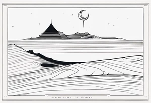 From the book dune, the gom jabbar tattoo idea