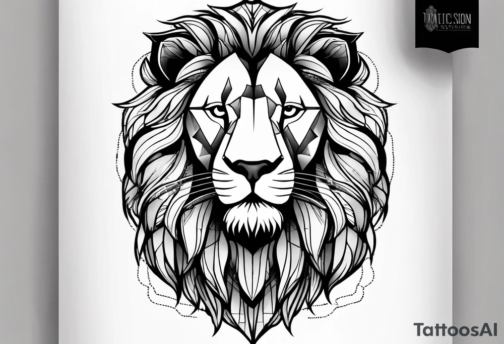 black mandala tattoo idea