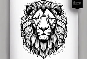 black mandala tattoo idea