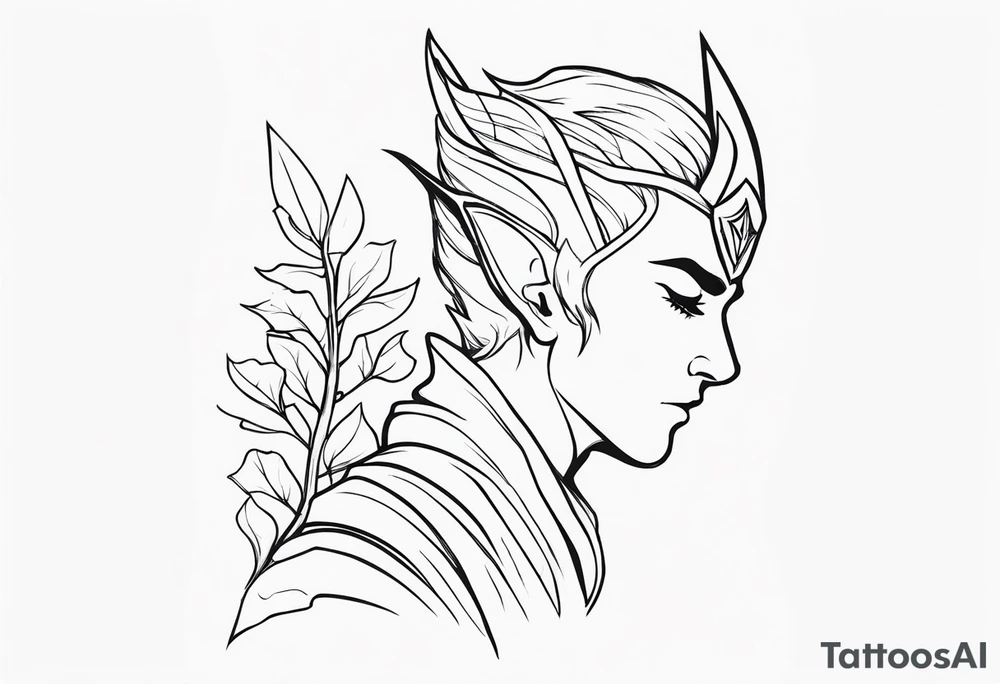 elves tattoo idea