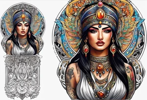 Isis Goddess Tattoo tattoo idea