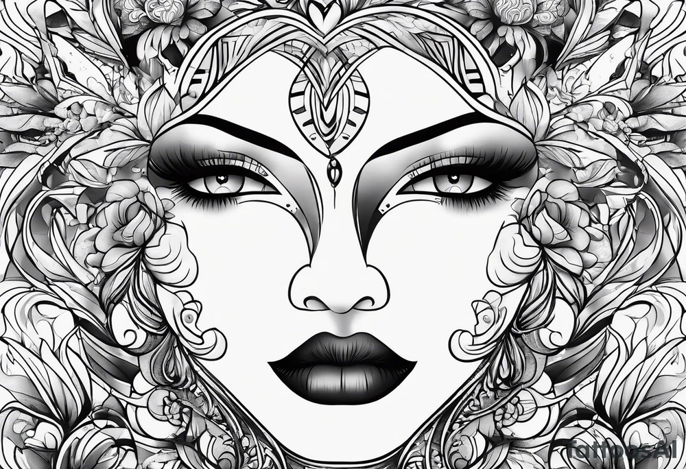 Black tattoo idea