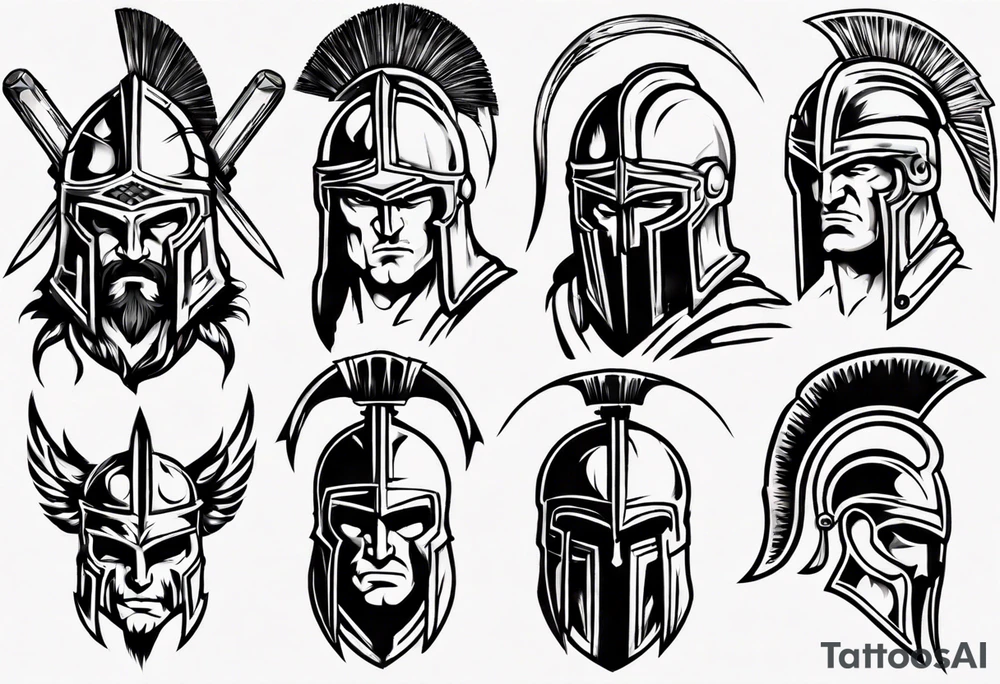 Spartan Warrior tattoo idea