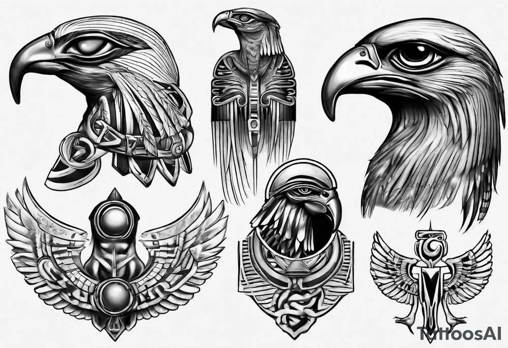 horus tattoo idea