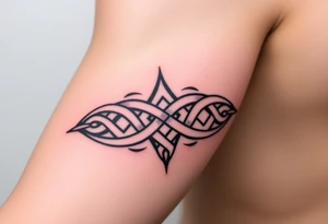 Celtic knot band tattoo idea