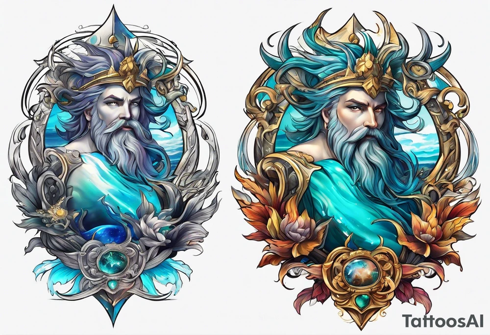 Neptune tattoo idea
