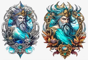 Neptune tattoo idea