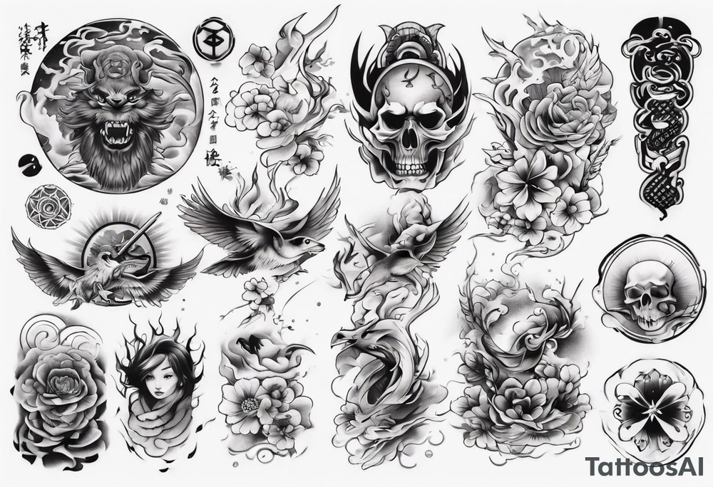 arm sleeve tattoo tattoo idea