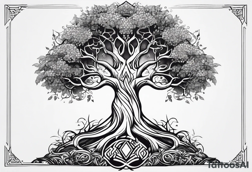 Yggdrasil tattoo idea