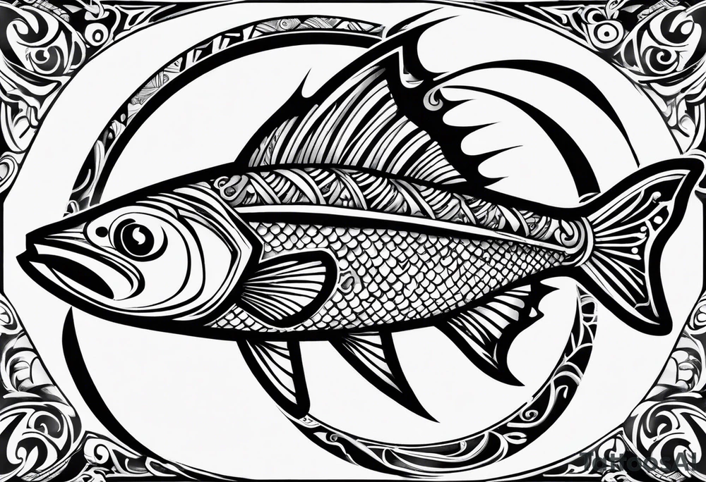 maui fish hook tattoo idea