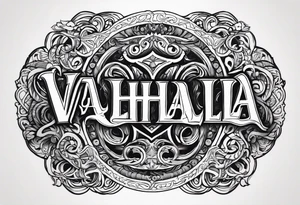 Valhalla gods tattoo idea