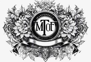 name on chest tattoo idea