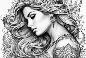 Mermaid tattoo idea