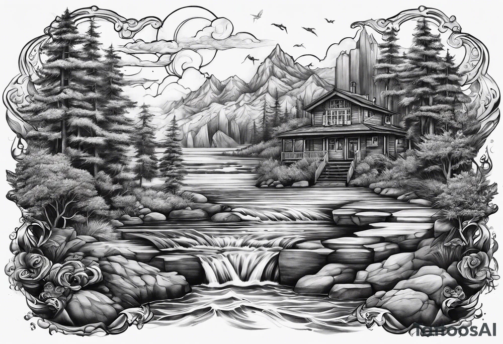 Hell or high water tattoo idea