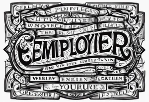 Bad employer tattoo idea
