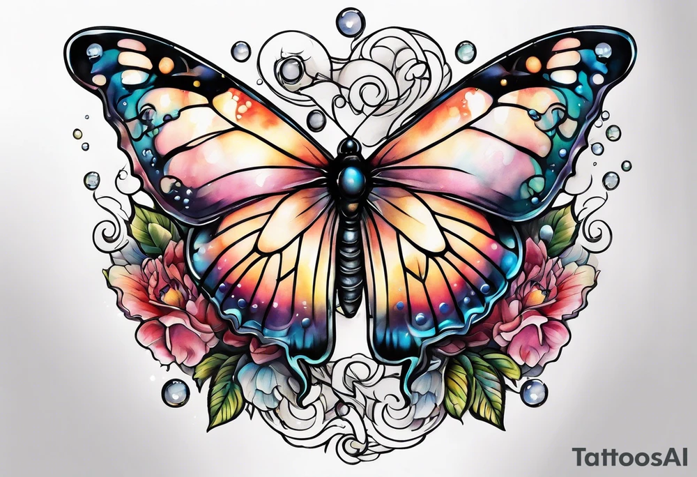 Big Bubbles and a small moth tattoo idea