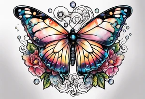 Big Bubbles and a small moth tattoo idea