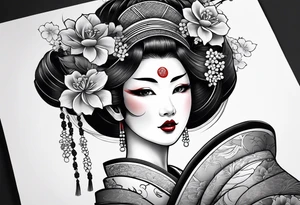 Geisha tattoo idea