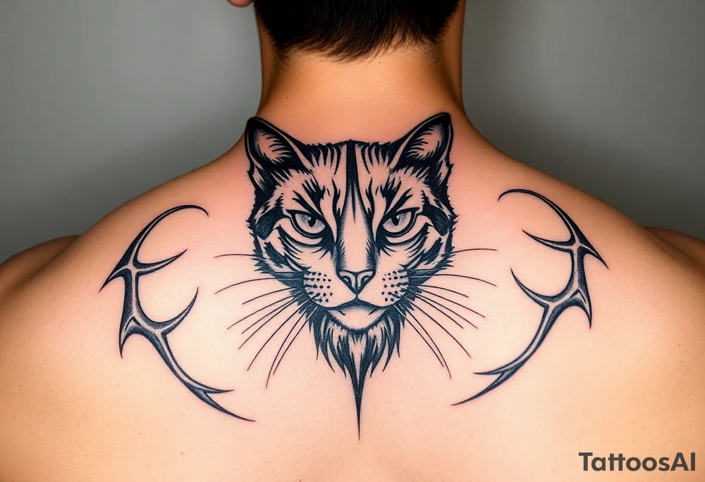 Black Cat tattoo idea