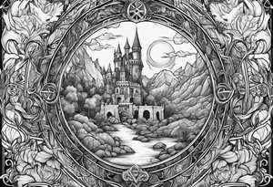 Dungeons and Dragons inspired tattoo idea