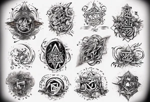 Hebrew written tattoo for arm tattoo idea