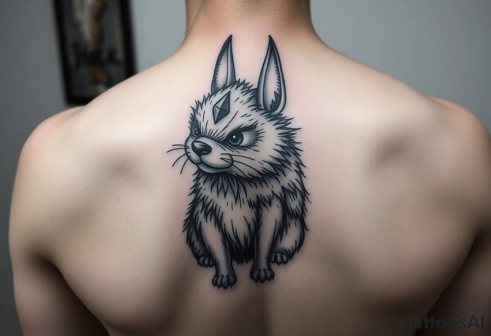 Leśny with moomin snufkin form tattoo idea