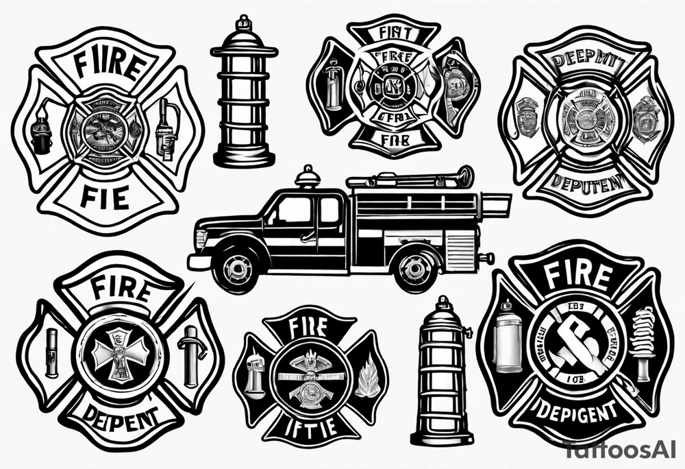 Fire department tattoo idea