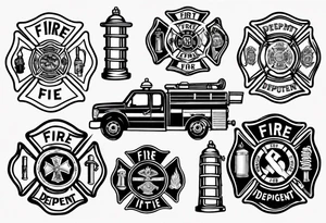 Fire department tattoo idea