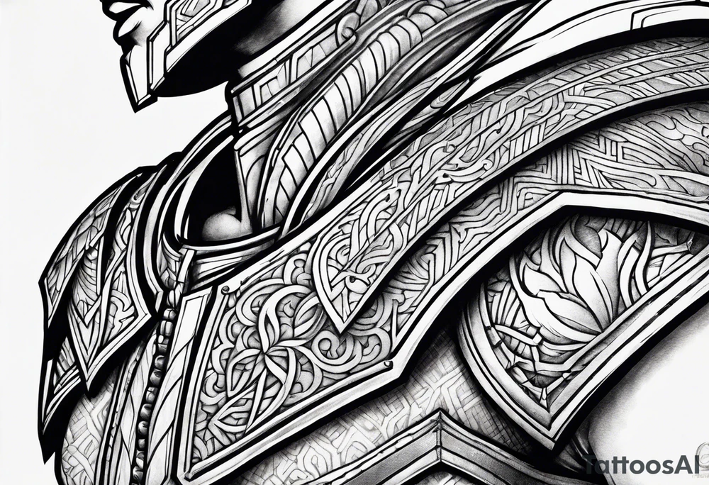 SHOULDER ARMOUR TATTOO tattoo idea