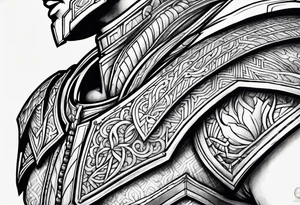 SHOULDER ARMOUR TATTOO tattoo idea
