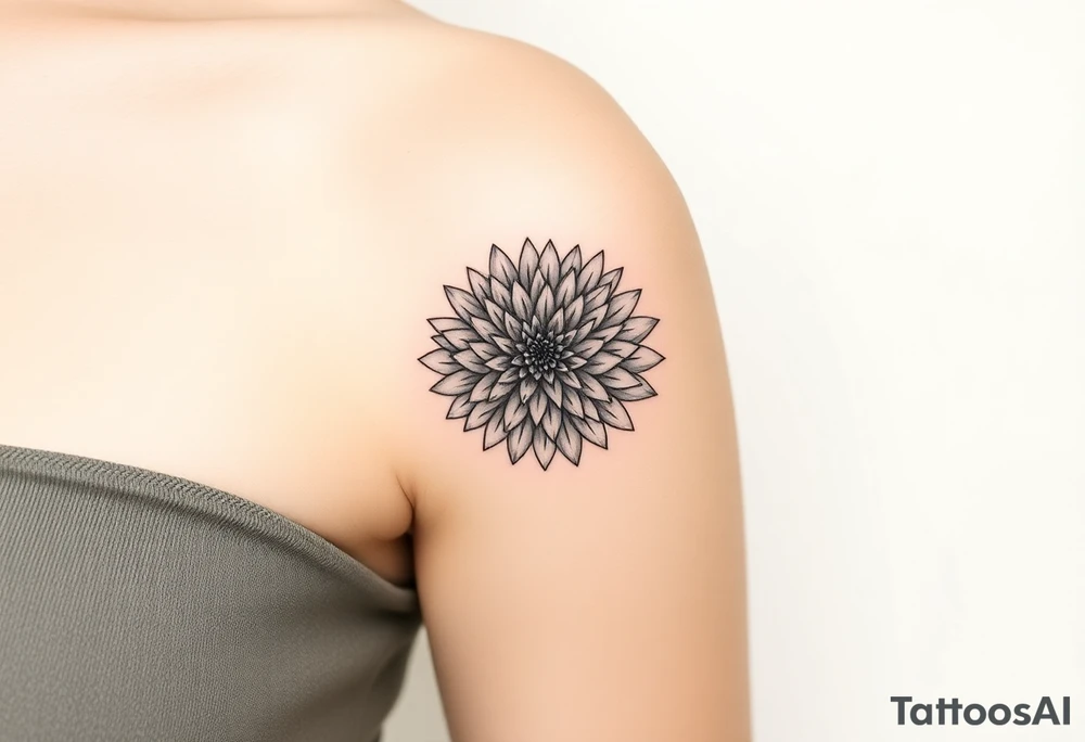 chrysanthemum tattoo idea