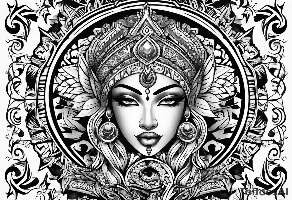 tribal tattoo idea