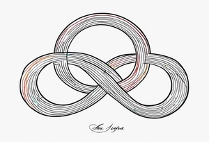 An infinity symbol with Proverbs 10:22 centered underneath. tattoo idea