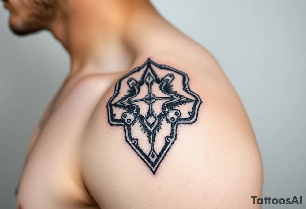 plate armor tattoo idea