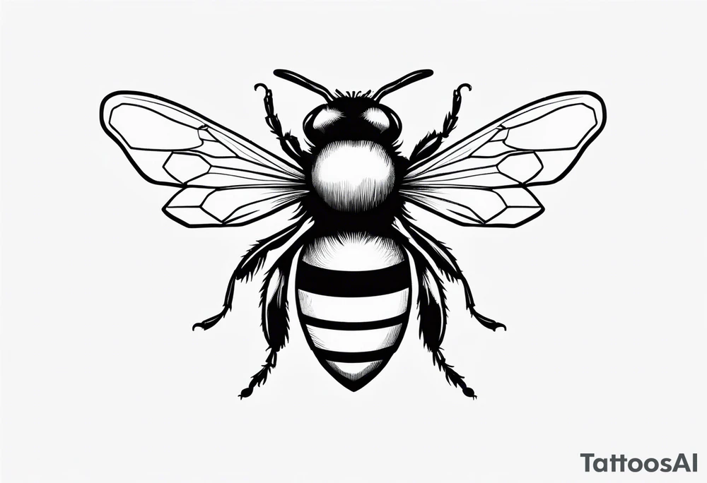 tattoo of mother bee tattoo idea