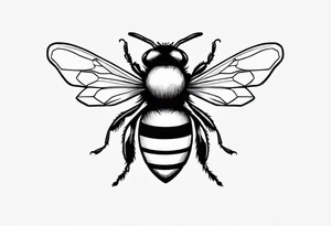 tattoo of mother bee tattoo idea