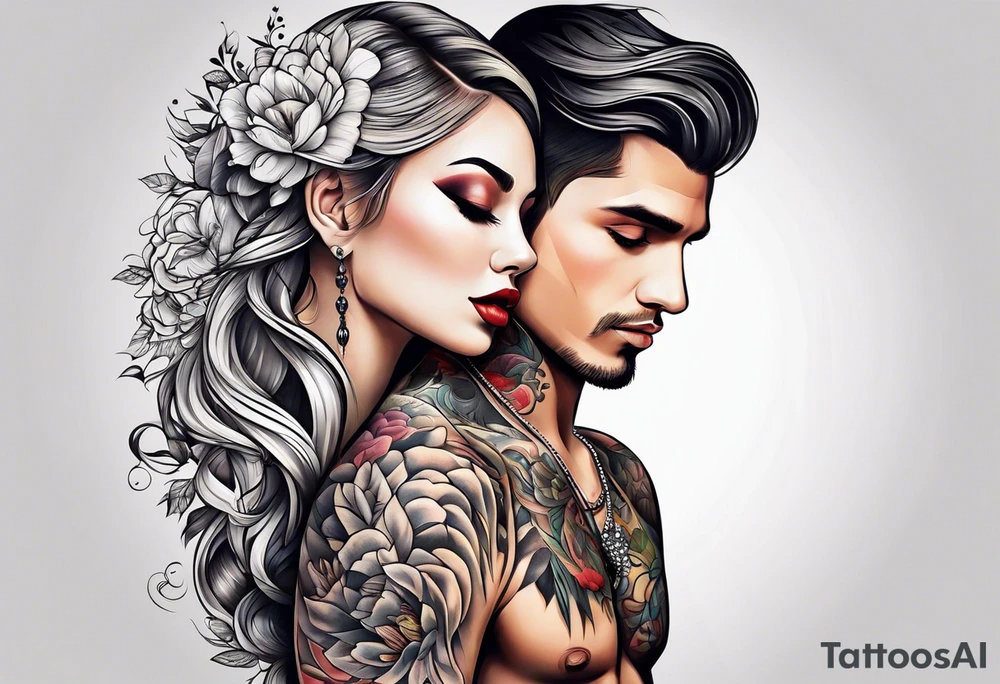 Couples tattoo tattoo idea