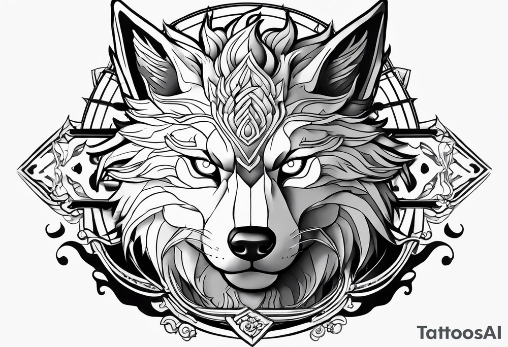 Kurama Naruto tattoo idea