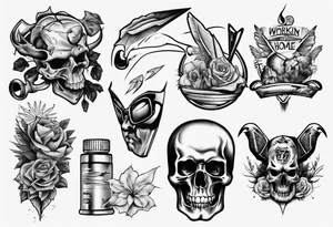 working from home tattoo idea