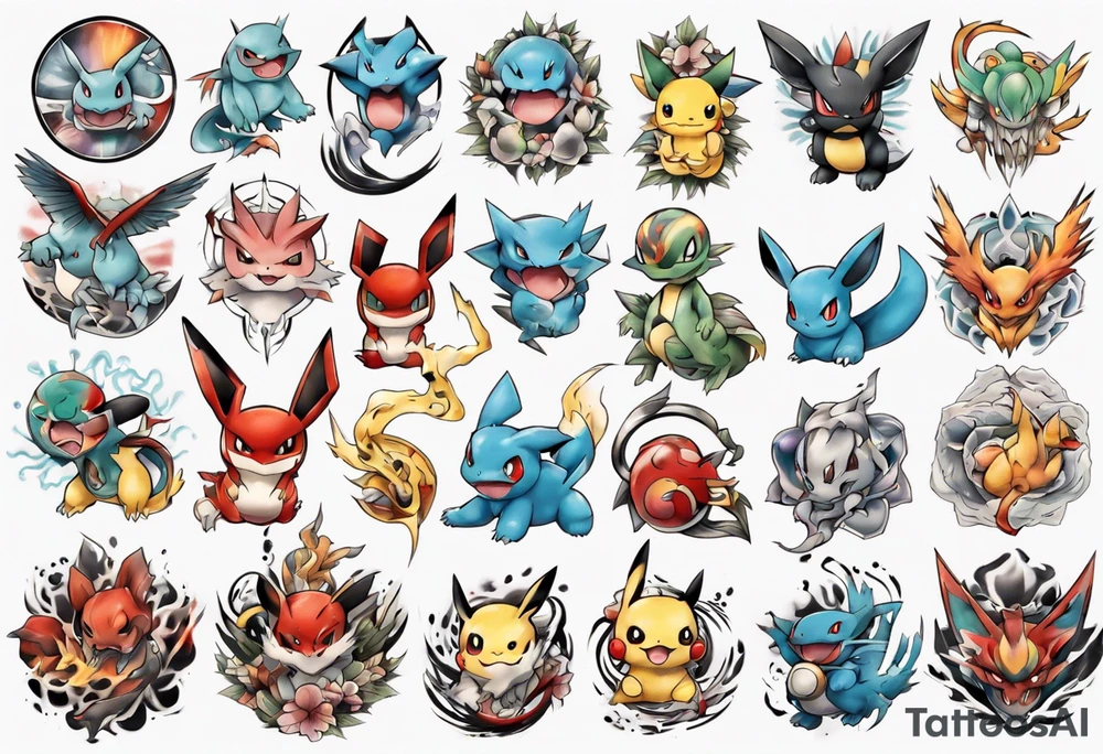 Pokemon tattoo idea
