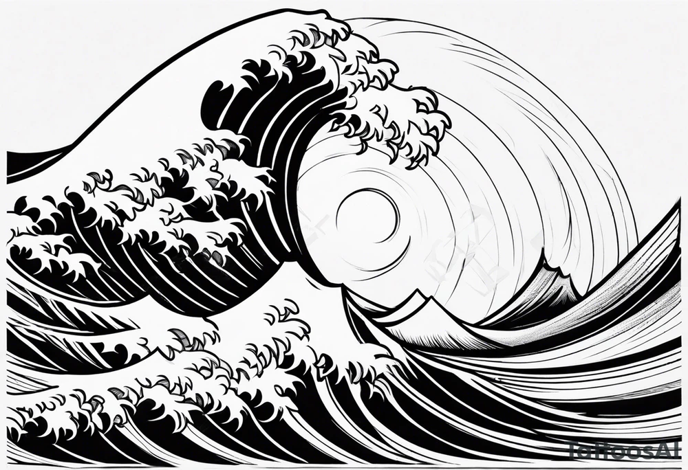 Wave number 41 tattoo idea