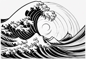 Wave number 41 tattoo idea