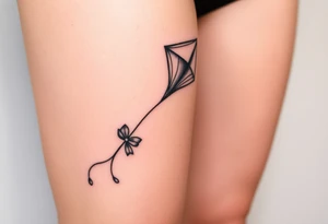 Alice in wonderland kite tattoo idea