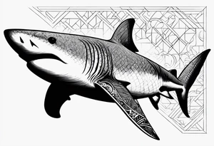 Tahitian Shark tattoo idea