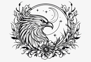 elegant line 
dainty 
spiritual 
moon 
sun 
arrow
spine
narrow
leaves
spring
phoenix tattoo idea
