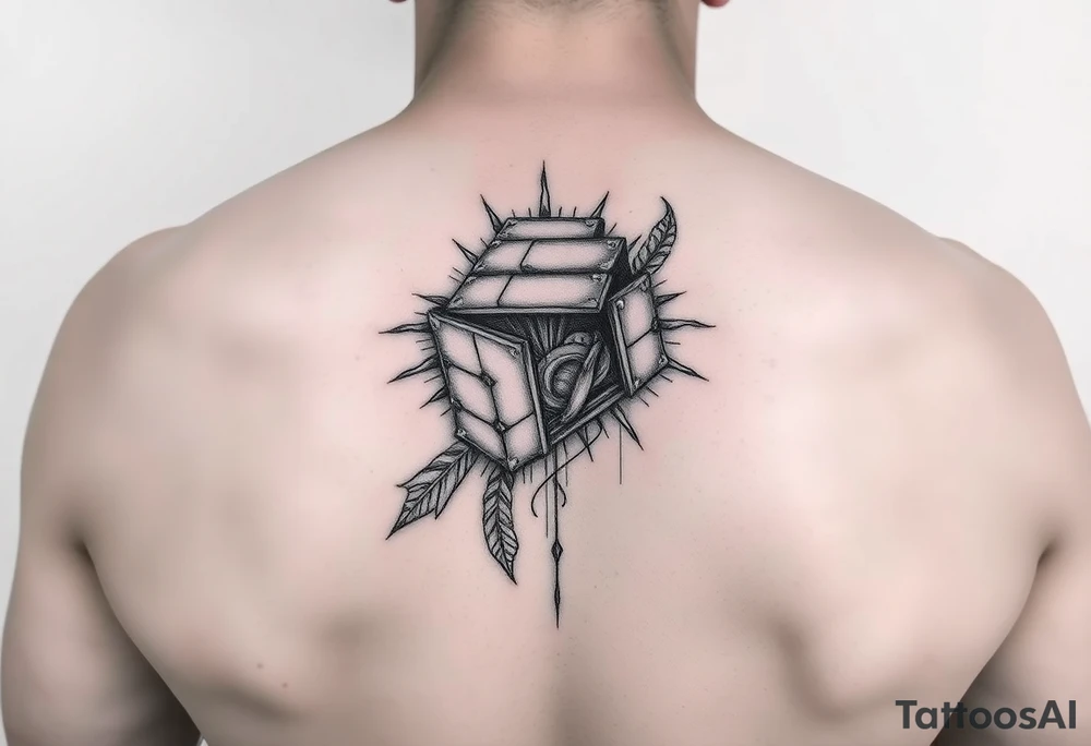 beautiful gorgeous unexpected treasure tattoo idea