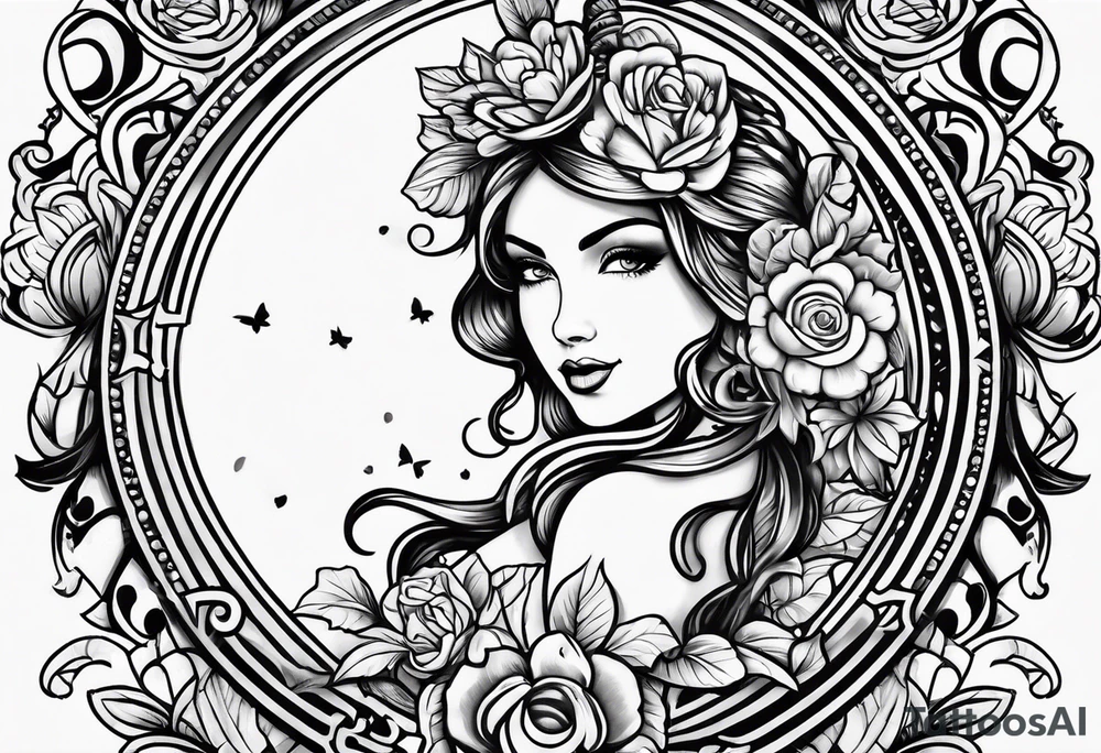 Lucky penny tattoo idea