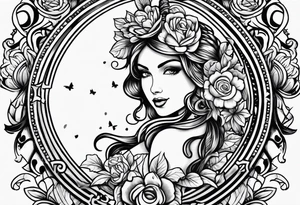 Lucky penny tattoo idea